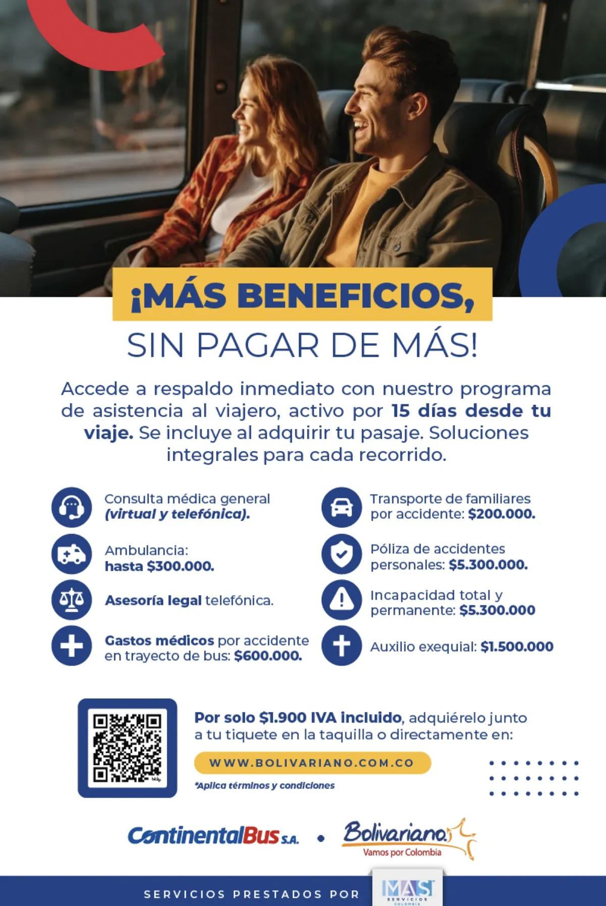 imagen con la información de los beneficios