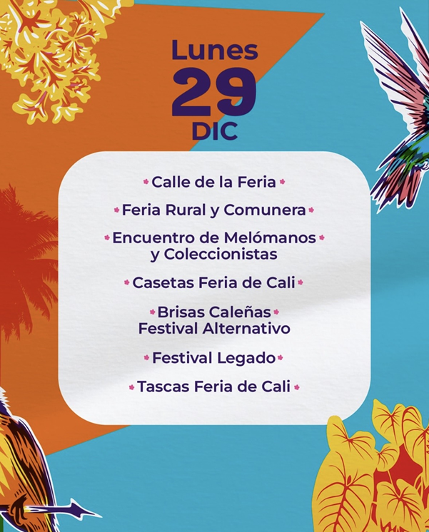 programación feria de cali